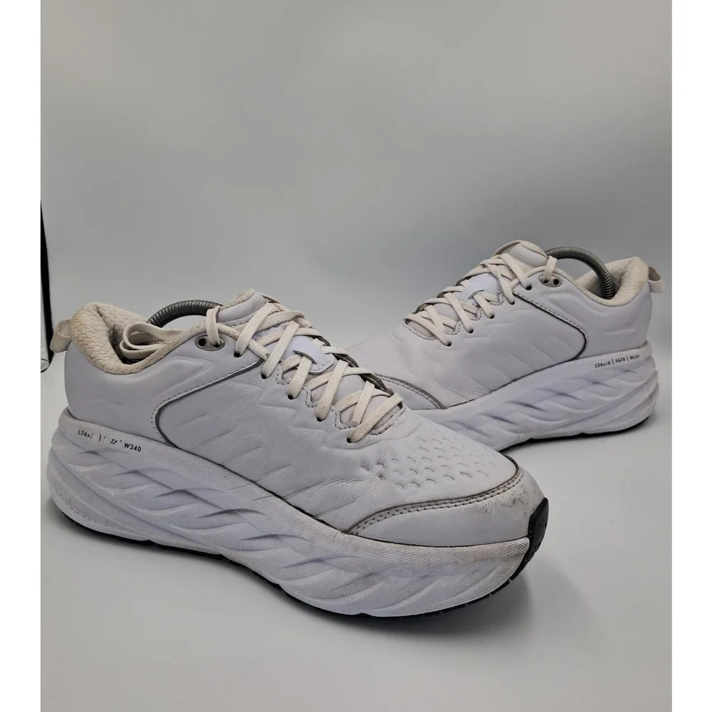 Size 10 - Hoka One One Bondi SR White (Women's) - 1110521 WHT - RETAIL $405